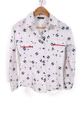 חולצה מכופתרת בסטייל שאנל- XS-S